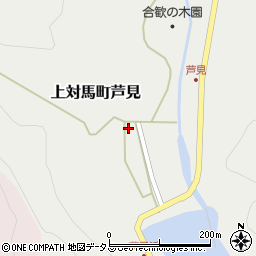 長崎県対馬市上対馬町芦見82周辺の地図