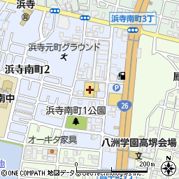 ホームセンターコーナン第二阪和鳳店周辺の地図