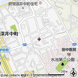 大阪府堺市中区深井中町486-7周辺の地図