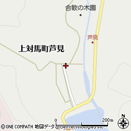 長崎県対馬市上対馬町芦見120周辺の地図