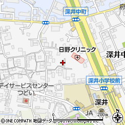 大阪府堺市中区深井中町1245-6周辺の地図