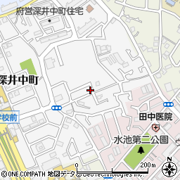 大阪府堺市中区深井中町486-5周辺の地図