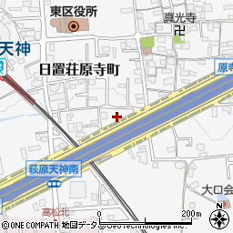 大阪府堺市東区日置荘原寺町230周辺の地図
