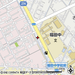 有限会社田中石油店オート・コム周辺の地図