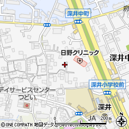 大阪府堺市中区深井中町1245周辺の地図