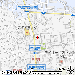 大阪府堺市中区深井中町1923周辺の地図