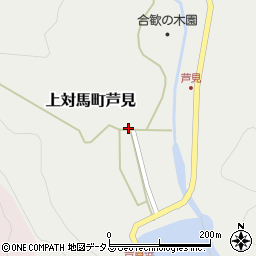 長崎県対馬市上対馬町芦見170周辺の地図