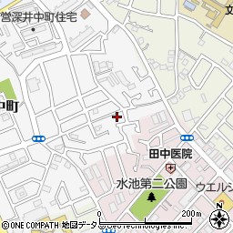 大阪府堺市中区深井中町492-32周辺の地図