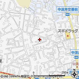 大阪府堺市中区深井中町1200周辺の地図