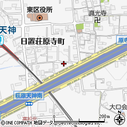 大阪府堺市東区日置荘原寺町229-1周辺の地図