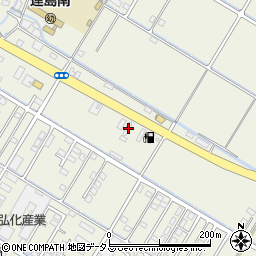 岡山県倉敷市連島町鶴新田1746-1周辺の地図