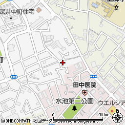 大阪府堺市中区深井中町467-7周辺の地図