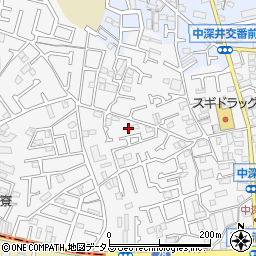 大阪府堺市中区深井中町1199-5周辺の地図