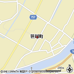 三重県松阪市笹川町周辺の地図