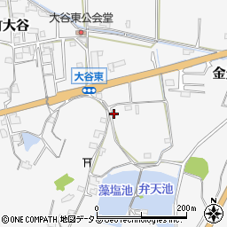 岡山県浅口市金光町大谷2320-3周辺の地図