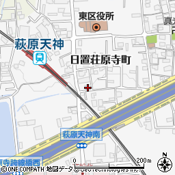 大阪府堺市東区日置荘原寺町185-55周辺の地図