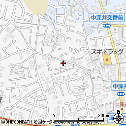 大阪府堺市中区深井中町1199-4周辺の地図