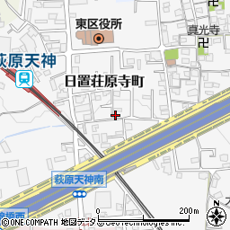 大阪府堺市東区日置荘原寺町185-47周辺の地図