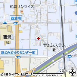 大阪府羽曳野市西浦1357周辺の地図