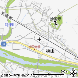 広島県広島市安佐北区白木町秋山1384周辺の地図