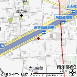 大阪府堺市東区日置荘原寺町414周辺の地図