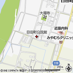 目田町公民館周辺の地図