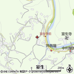 奈良県宇陀市室生751周辺の地図