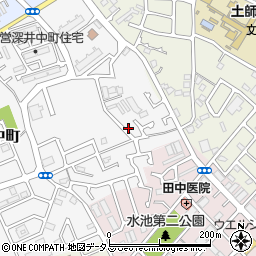 大阪府堺市中区深井中町362-11周辺の地図