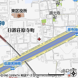 大阪府堺市東区日置荘原寺町226周辺の地図