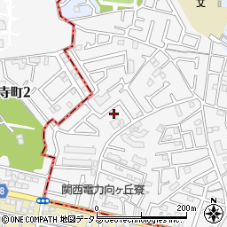 大阪府堺市中区深井中町880-83周辺の地図