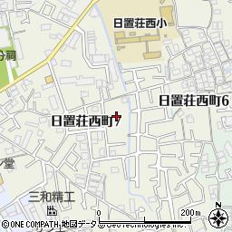 大阪府堺市東区日置荘西町7丁23周辺の地図