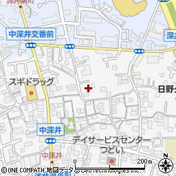 大阪府堺市中区深井中町1226周辺の地図