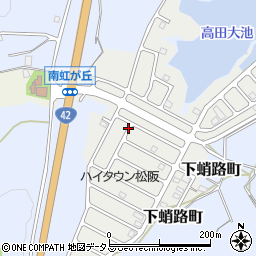 三重県松阪市南虹が丘町周辺の地図