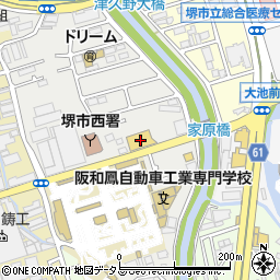 大阪スバル堺鳳店周辺の地図