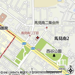 香芝警察署馬見交番周辺の地図