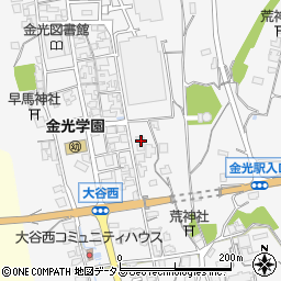 岡山県浅口市金光町大谷480-16周辺の地図