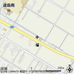 岡山県倉敷市連島町鶴新田1746-3周辺の地図