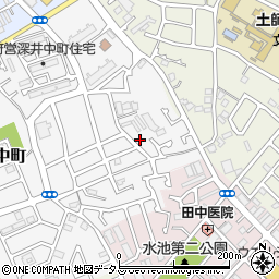 大阪府堺市中区深井中町362-8周辺の地図
