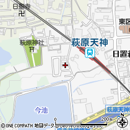 大阪府堺市東区日置荘原寺町85-6周辺の地図