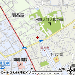 大阪府堺市東区日置荘西町7丁14周辺の地図