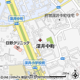 大阪府堺市中区深井中町3214周辺の地図