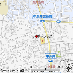 大阪府堺市中区深井中町1212-24周辺の地図