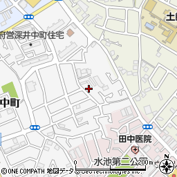 大阪府堺市中区深井中町362周辺の地図