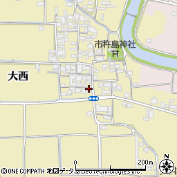 奈良県桜井市大西297周辺の地図