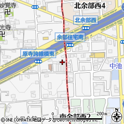 大阪府堺市東区日置荘原寺町406-1周辺の地図