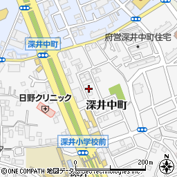 大阪府堺市中区深井中町3217周辺の地図