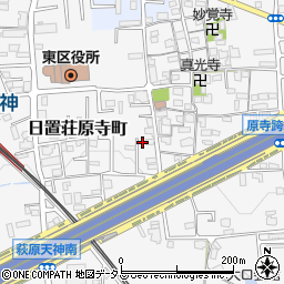 大阪府堺市東区日置荘原寺町226-22周辺の地図