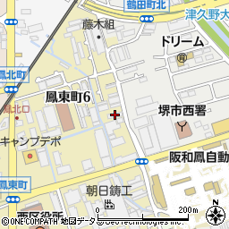 大阪相互タクシー周辺の地図