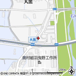 大阪府羽曳野市大黒254周辺の地図