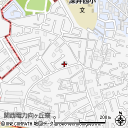 大阪府堺市中区深井中町984-9周辺の地図